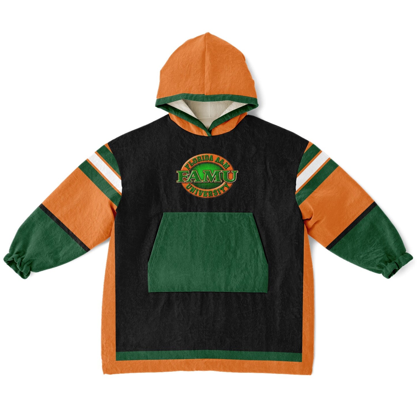 Youth FAMU Rattlers Black Oversize Cuddle Hoodie Young Fan Gift From Alumni