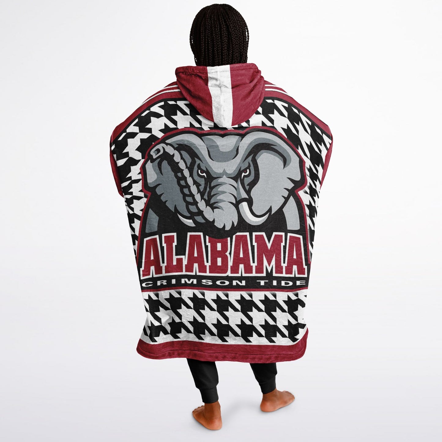 Alabama Crimson Tide Houndstooth Cuddle Hoodie Best Gift for Alabama Alumni and Fans