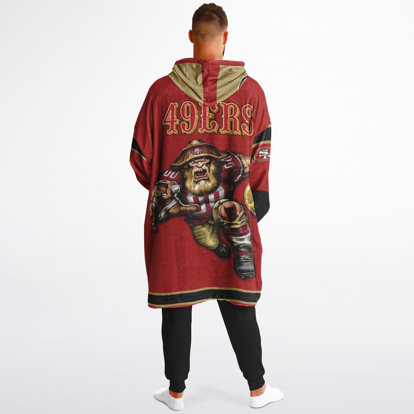 SF 49ers Red Cozy Cuddle Hoodie Gift for 49ers Fans