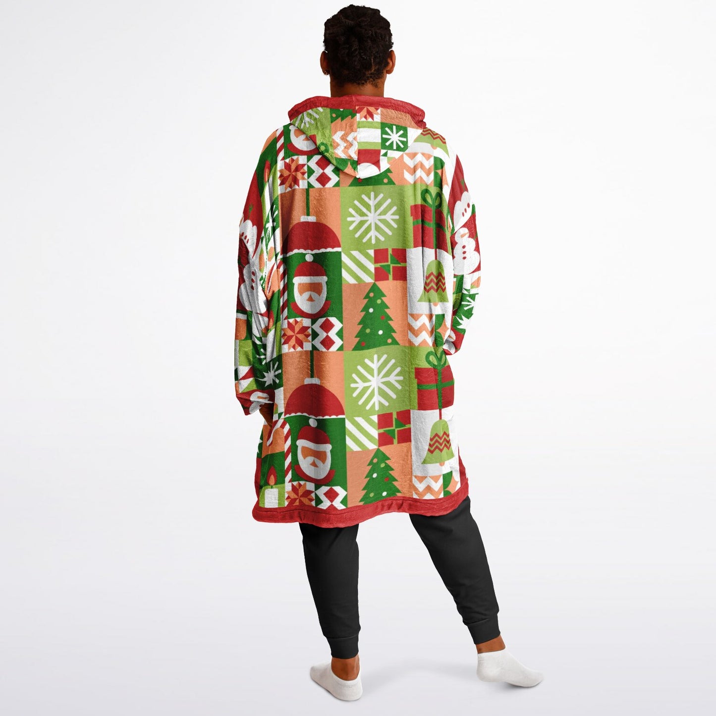 Festive Holiday Christmas Santa Snowman Fun Patchwork Fun SnuggleFit