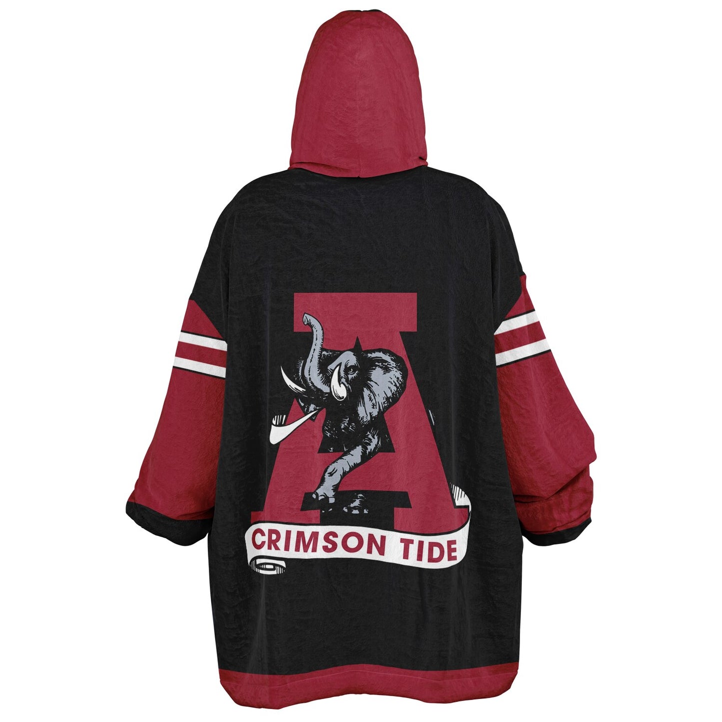 Alabama Crimson Tide Black Cuddle Hoodie Alabama "Big Al" Oversized Hoodie Gift for Fans