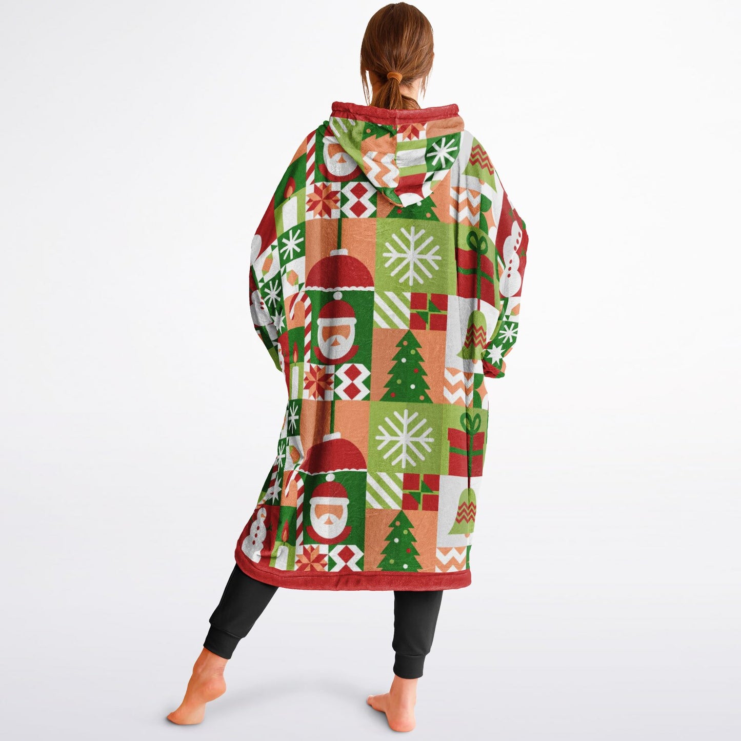 Festive Holiday Christmas Santa Snowman Fun Patchwork Fun SnuggleFit