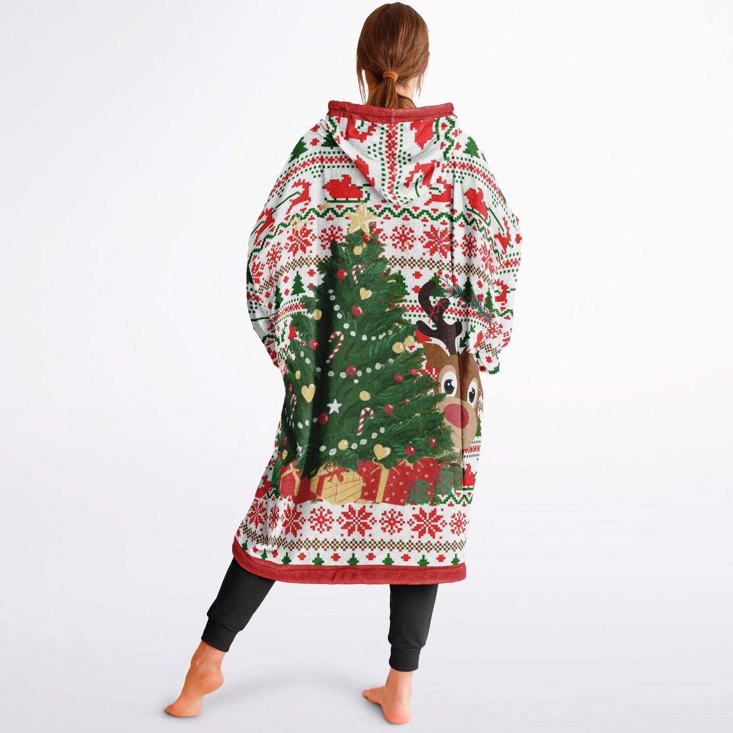 Festive Christmas Family Fun Reindeer Hiding Adult SnuggleFit