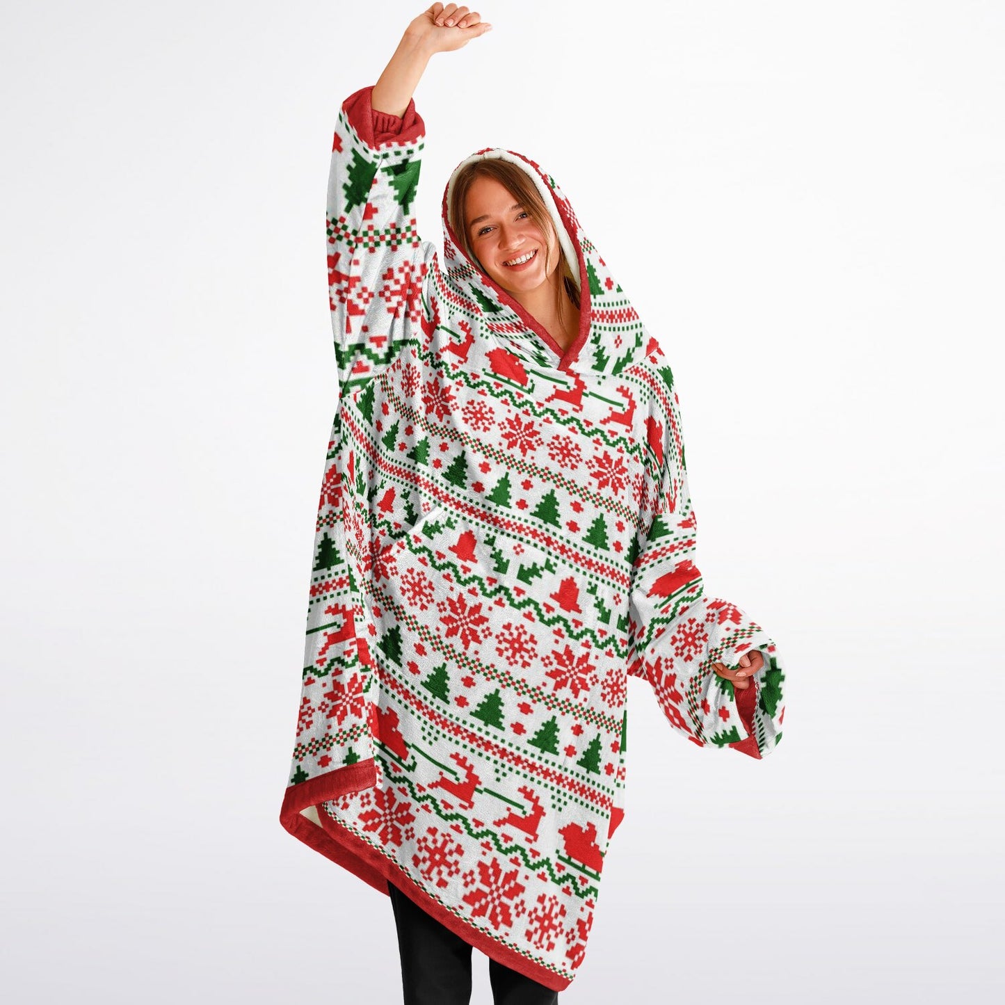 Festive Christmas Family Fun Reindeer Hiding Adult SnuggleFit