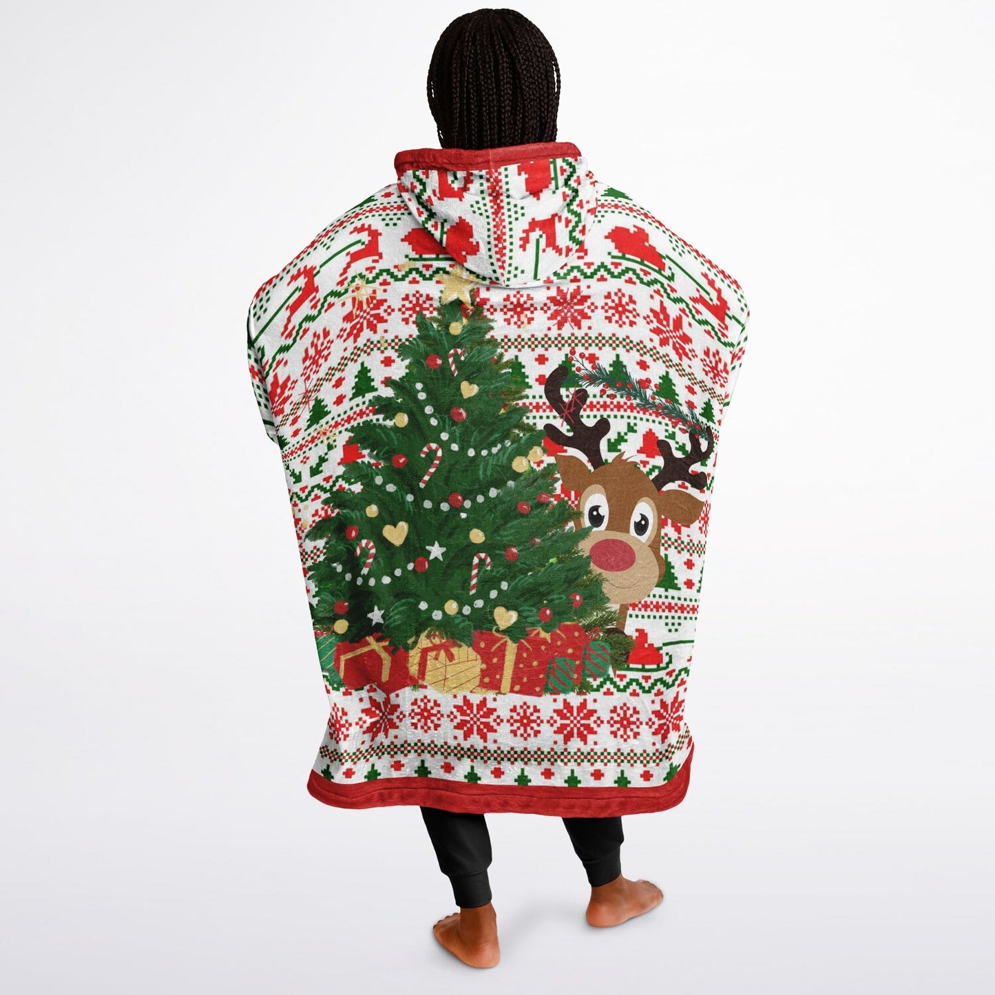 Festive Christmas Family Fun Reindeer Hiding Adult SnuggleFit