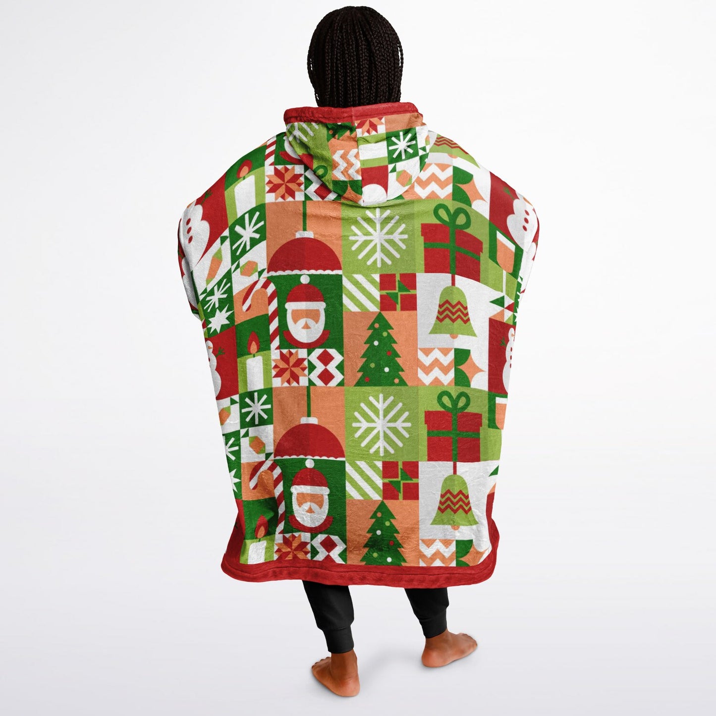 Festive Holiday Christmas Santa Snowman Fun Patchwork Fun SnuggleFit